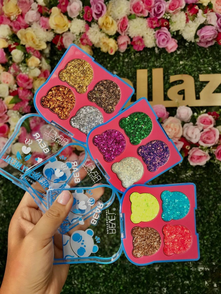 Paleta Glitter heavy metal - Revel 506605