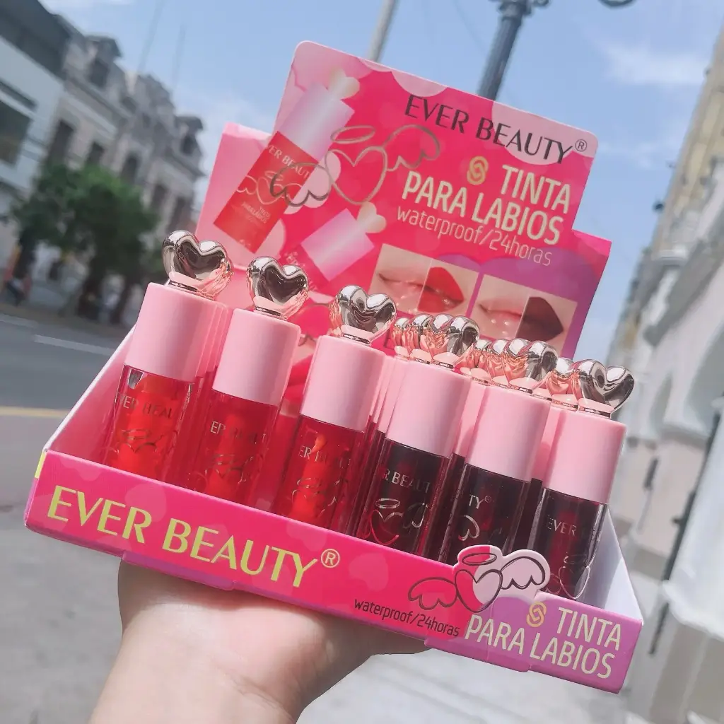 Tinta de labios tapa corazón - EB414
