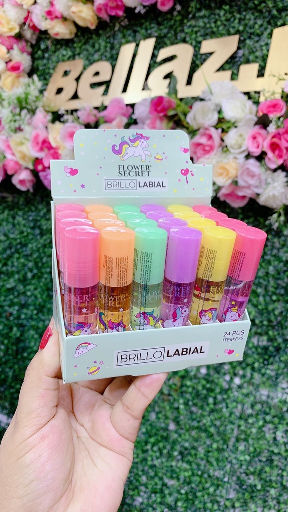 Brillo labial unicornio rollon F75 flower