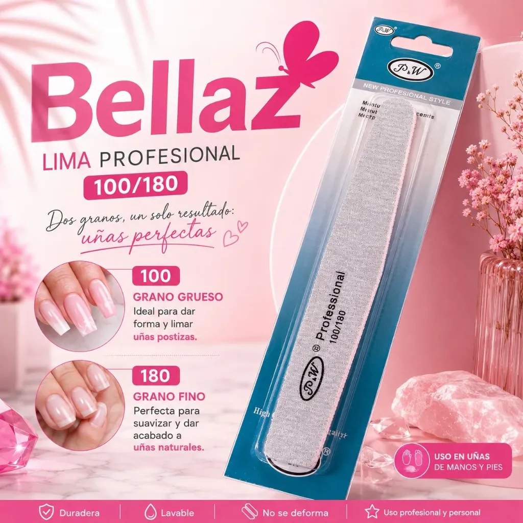Lima de Uñas 100/180 SR-008 PW