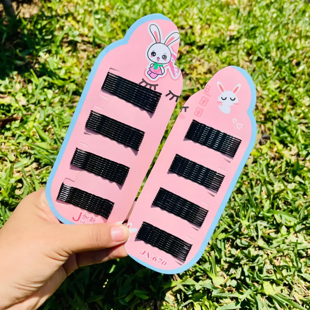 Ganchitos negros conejito - JX670