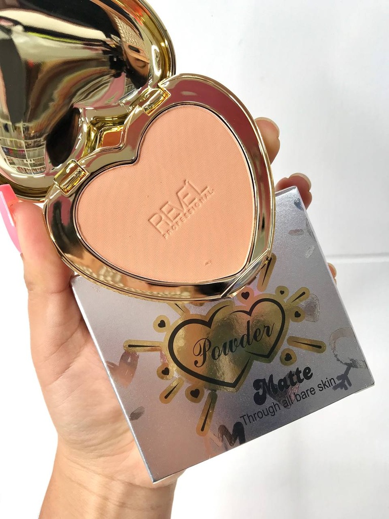 Polvo Compacto corazón Through - Revel LA277