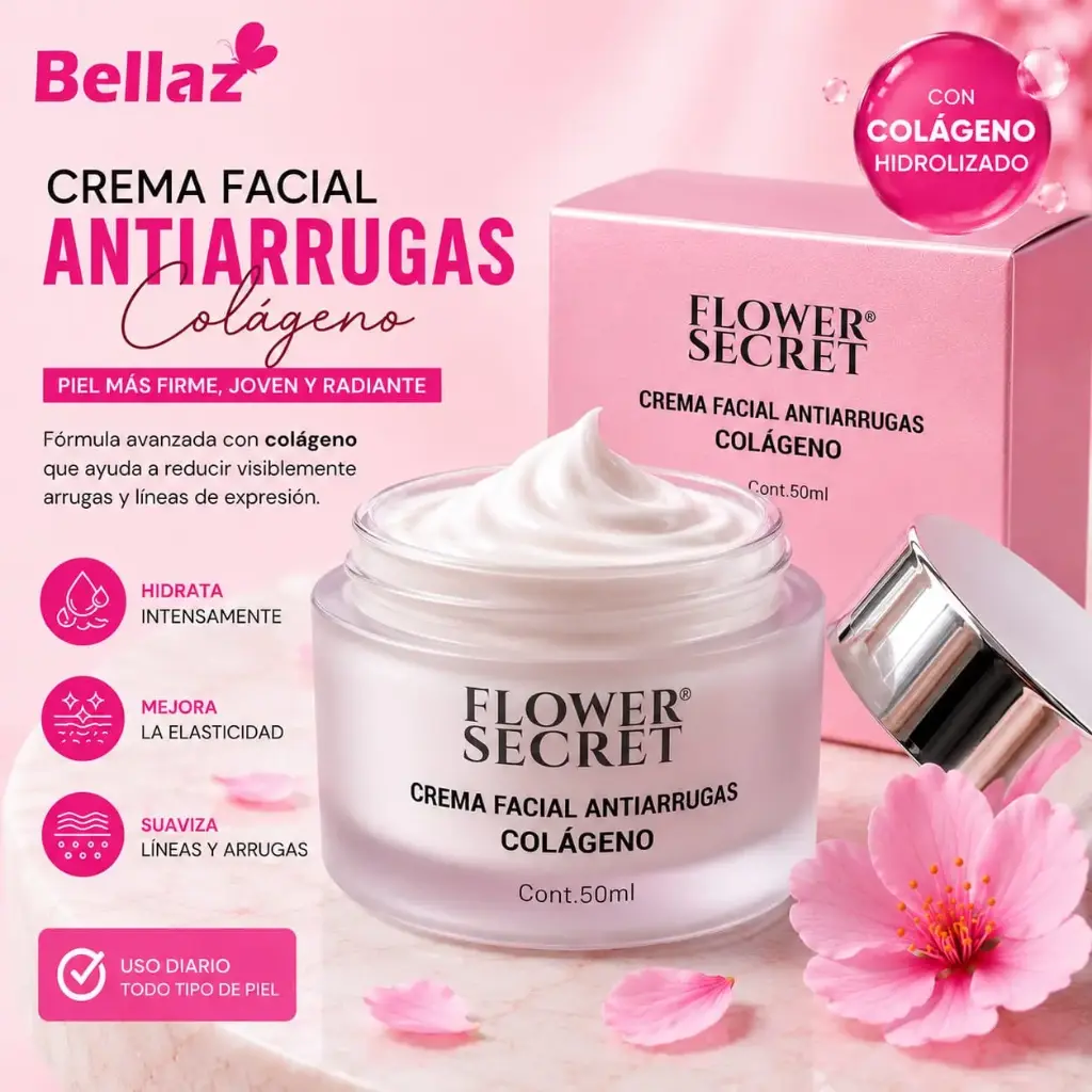 Crema antiarrugas colageno YLDS14 - FS