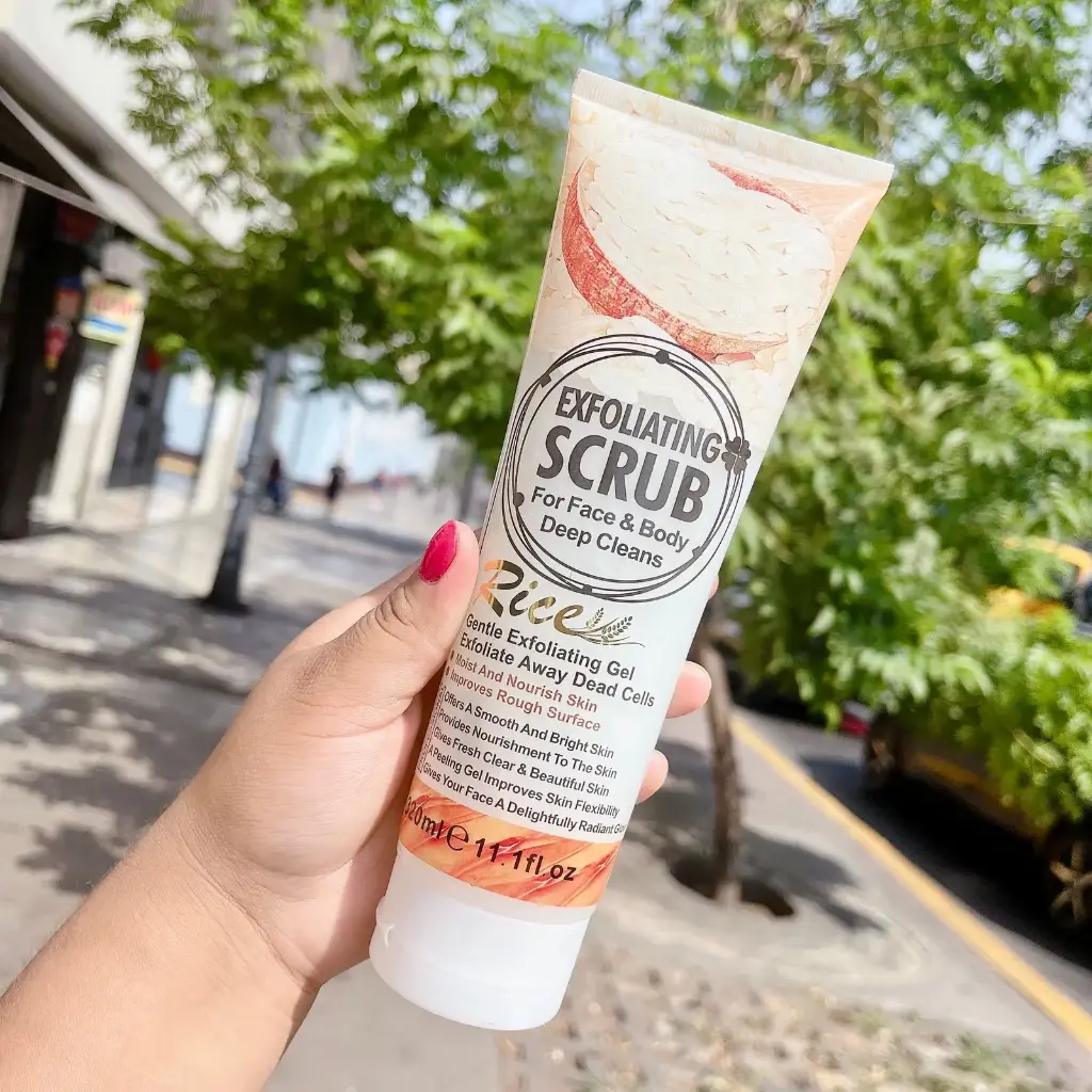 Exfoliante arroz tubo Wokali
