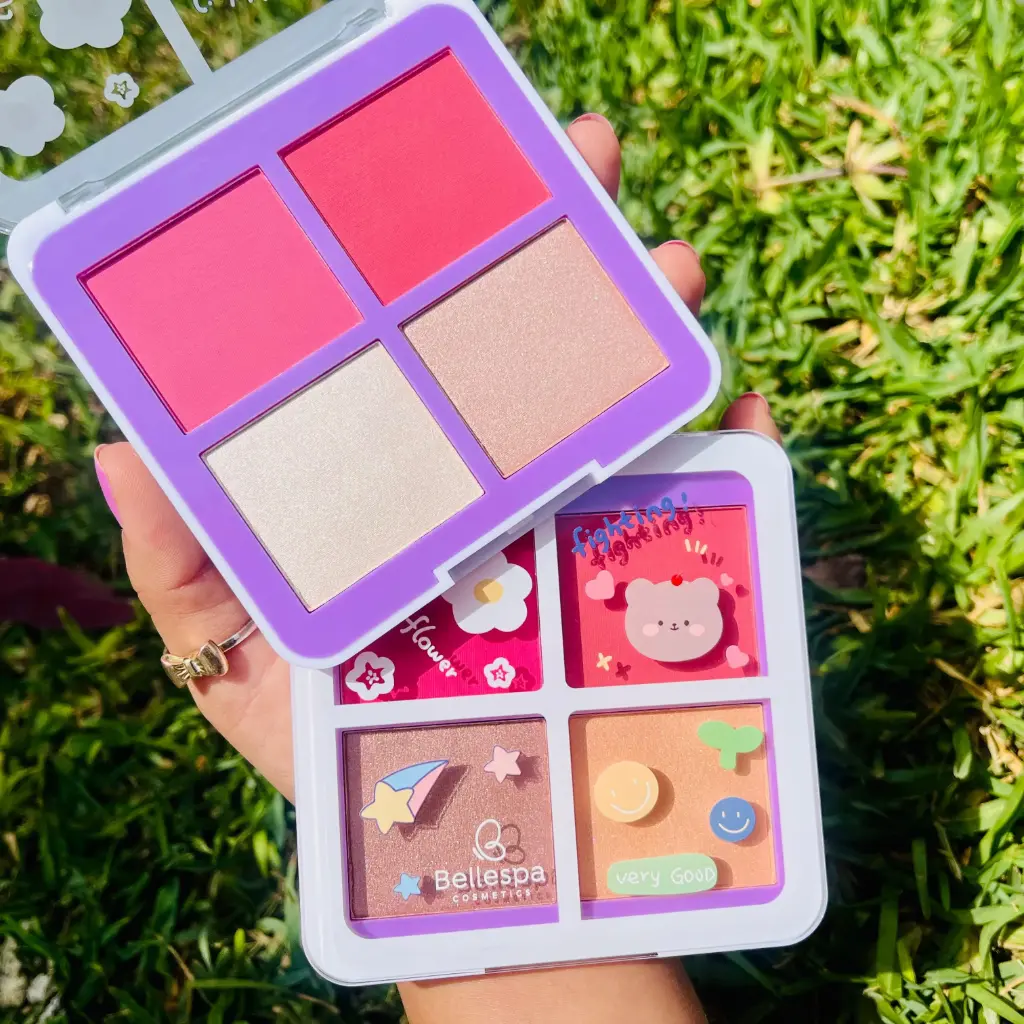 Kit rubor + iluminador fighting - Bellespa Cel165