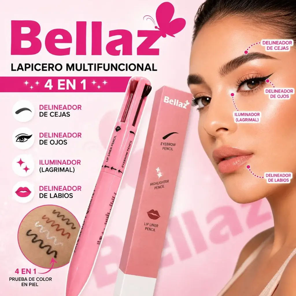 Lapicero 4 en 1  multifuncional Cheri