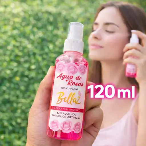 Agua de Rosas Bellaz Pequeño 120ml