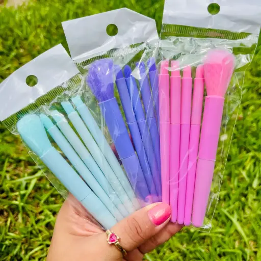 Mini Brochas Colores x5 